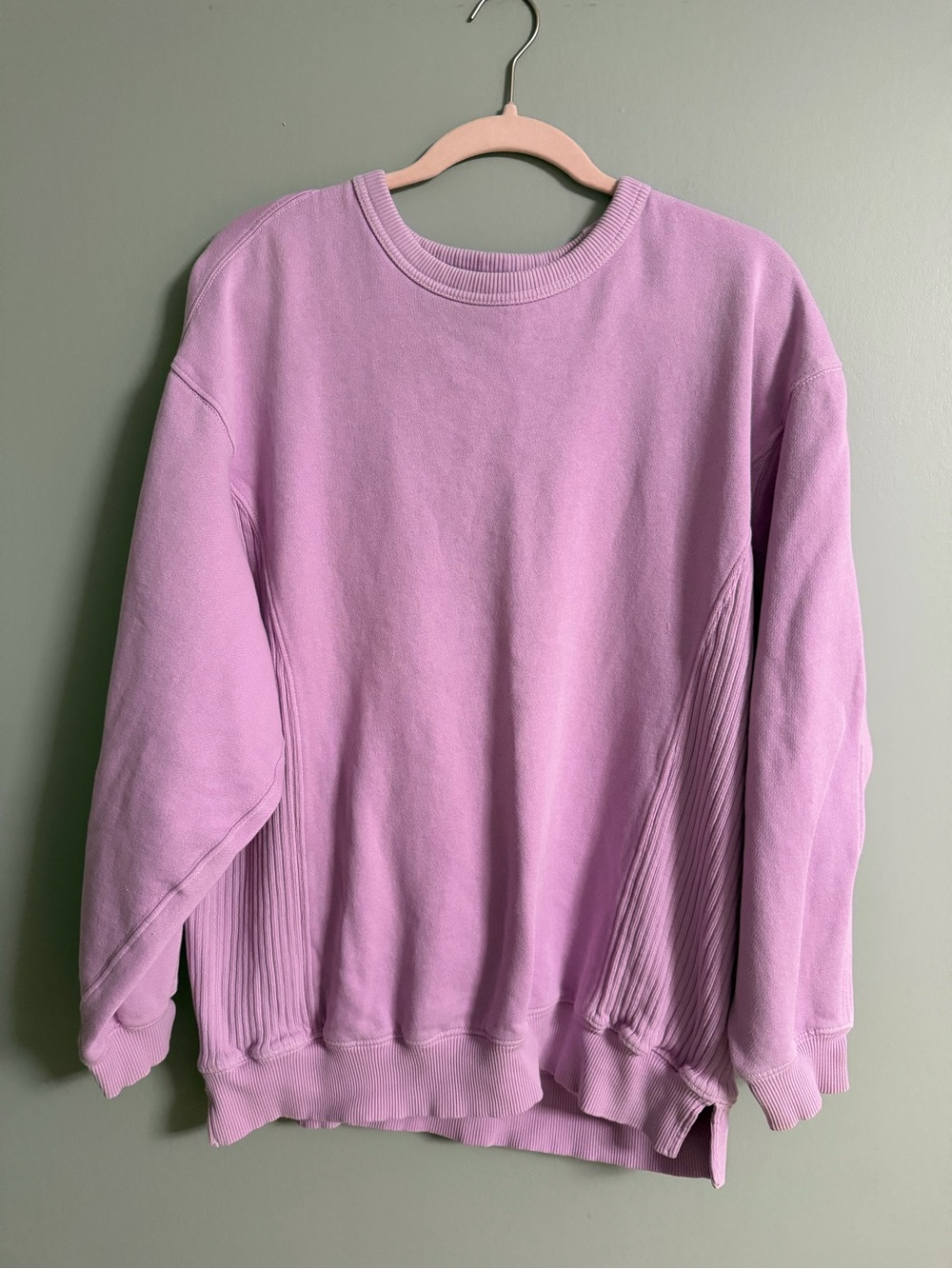 aerie Lilac Relaxed Crewneck Sweatshirt